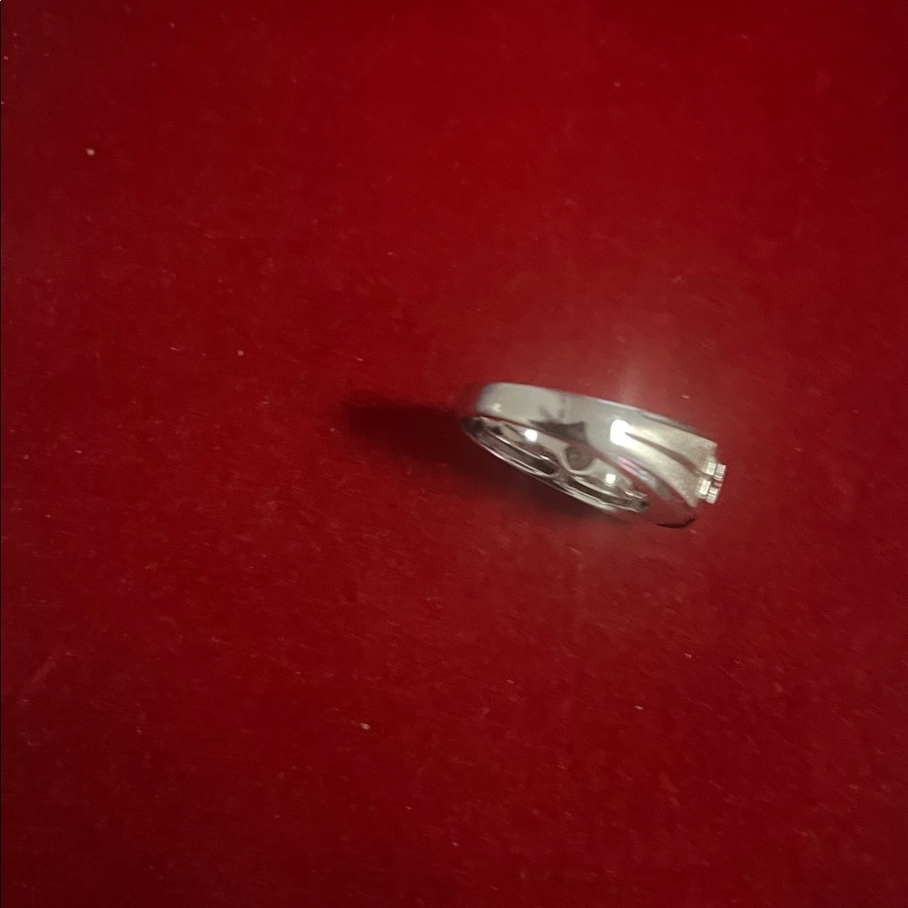 Elegant Silver and Blue Men's size 10 Sterling silver ❤️ - Picture 6 of 6